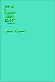 Life history data on Centrarchid fishes of the United States and Canada by Kenneth D. Carlander