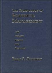 Cover of: The Technology of Bobwhite Management: The Theory Behind the Practice