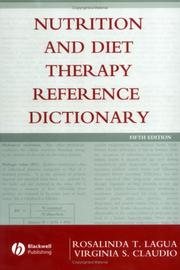 Cover of: Nutrition and Diet Therapy Reference Dictionary