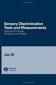 Sensory discrimination tests and measurements by Jian Bi