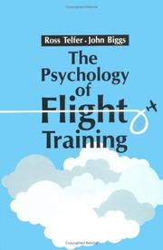 Cover of: The psychology of flight training