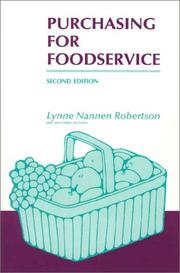 Cover of: Purchasing for foodservice