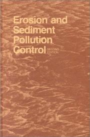 Cover of: Erosion and sediment pollution control