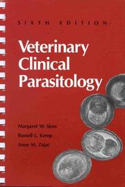 Cover of: Veterinary clinical parasitology by Margaret W. Sloss