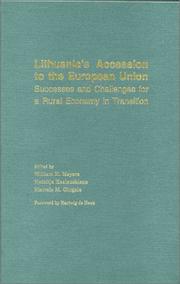 Cover of: Lithuania's accession to the European Union by edited by William H. Meyers, Natalija Kazlauskiene, Marcelo M. Giugale ; with a foreword by Hartwig de Haen.