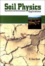 Cover of: Soil Physics by H. Don Scott