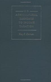 Cover of: U.S. agricultural response to income taxation