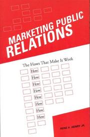 Cover of: Marketing Public Relations: The HOWS That Make It Work