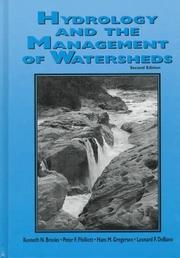 Cover of: Hydrology and the management of watersheds