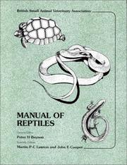 Cover of: Manual of reptiles