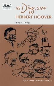 Cover of: As Ding saw Herbert Hoover