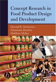 Cover of: Concept Research in Food Product Design and Development