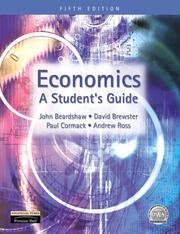 Cover of: Economics: A Student's Guide