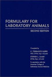 Cover of: Formulary for Laboratory Animals by 