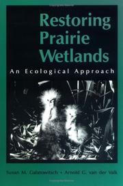 Cover of: Restoring Prairie Wetlands | Susan M. Galatowitsch