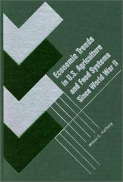 Cover of: Economic Trends in U.S. Agriculture and Food Systems Since World War II