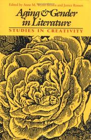Cover of: Aging and gender in literature: studies in creativity