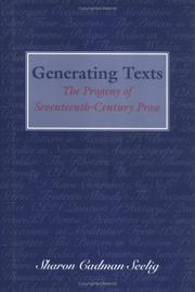 Cover of: Generating texts by Sharon Cadman Seelig