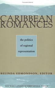 Cover of: Caribbean Romances by Belinda Edmondson