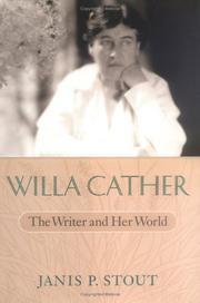 Cover of: Willa Cather by Janis P. Stout