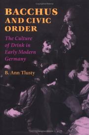 Bacchus and Civic Order by B. Ann Tlusty