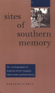 Sites of southern memory by Darlene O'Dell