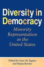 Cover of: Diversity in Democracy: Minority Representation in the United States (Race, Ethnictiy, and Politics)