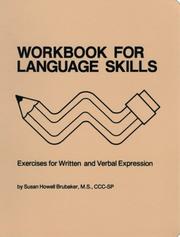 Cover of: Workbook for language skills: exercises for written and verbal expression