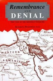 Cover of: Remembrance and Denial by Richard G. Hovannisian