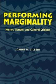 Cover of: Performing marginality: humor, gender, and cultural critique