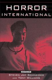 Cover of: Horror international by edited by Steven Jay Schneider and Tony Williams.