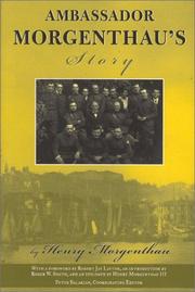 Cover of: Ambassador Morgenthau's story by Morgenthau, Henry