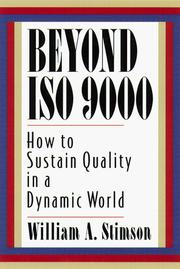 Cover of: Beyond ISO 9000: how to sustain quality in a dynamic world