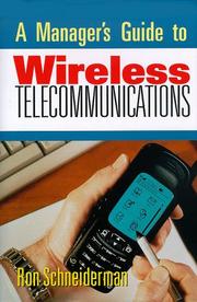 Cover of: A manager's guide to wireless telecommunications