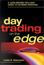 Cover of: Day Trading on the Edge by Leslie N. Masonson