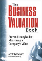 Cover of: The Business Valuation Book (With CD-ROM) by Scott Gabehart, Richard Brinkley