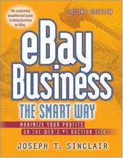 Cover of: eBay Business the Smart Way: Maximize Your Profits on the Web's #1 Auction Site