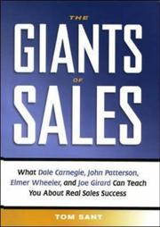 Cover of: The giants of sales by Tom Sant