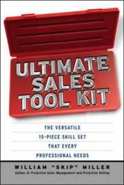 Cover of: Ultimate Sales Tool Kit: The Versatile 15-Piece Skill Set That Every Professional Needs