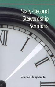 Cover of: Sixty-Second Stewardship Sermons by Charles, Jr. Cloughen