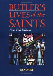 Cover of: Butler's Lives of the Saints: January (Butler's Lives of the Saints)