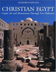 Cover of: Christian Egypt: Coptic Art and Monuments Through Two Millennia