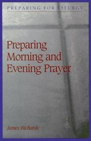 Cover of: Preparing Morning and Evening Prayer (Preparing for Liturgy)