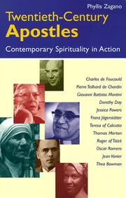 Cover of: Twentieth-century apostles: contemporary spirituality in action