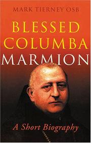 Cover of: Blessed Columba Marmion: a short biography
