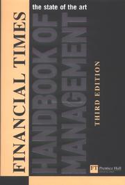 Cover of: Financial times handbook of management