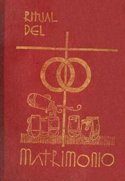 Cover of: Ritual del Matrimonio