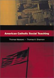 Cover of: American Catholic social teaching