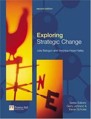 Cover of: Exploring strategic change