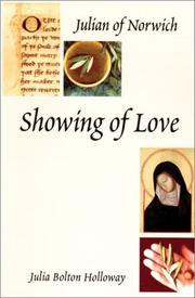 Cover of: Showing of Love by Julian of Norwich, Julia Bolton Holloway